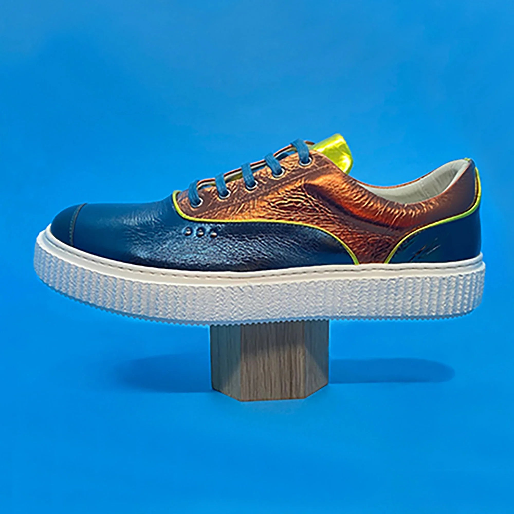 Metallic multi peacock MEAKER sneaker ✔ ME.LAND