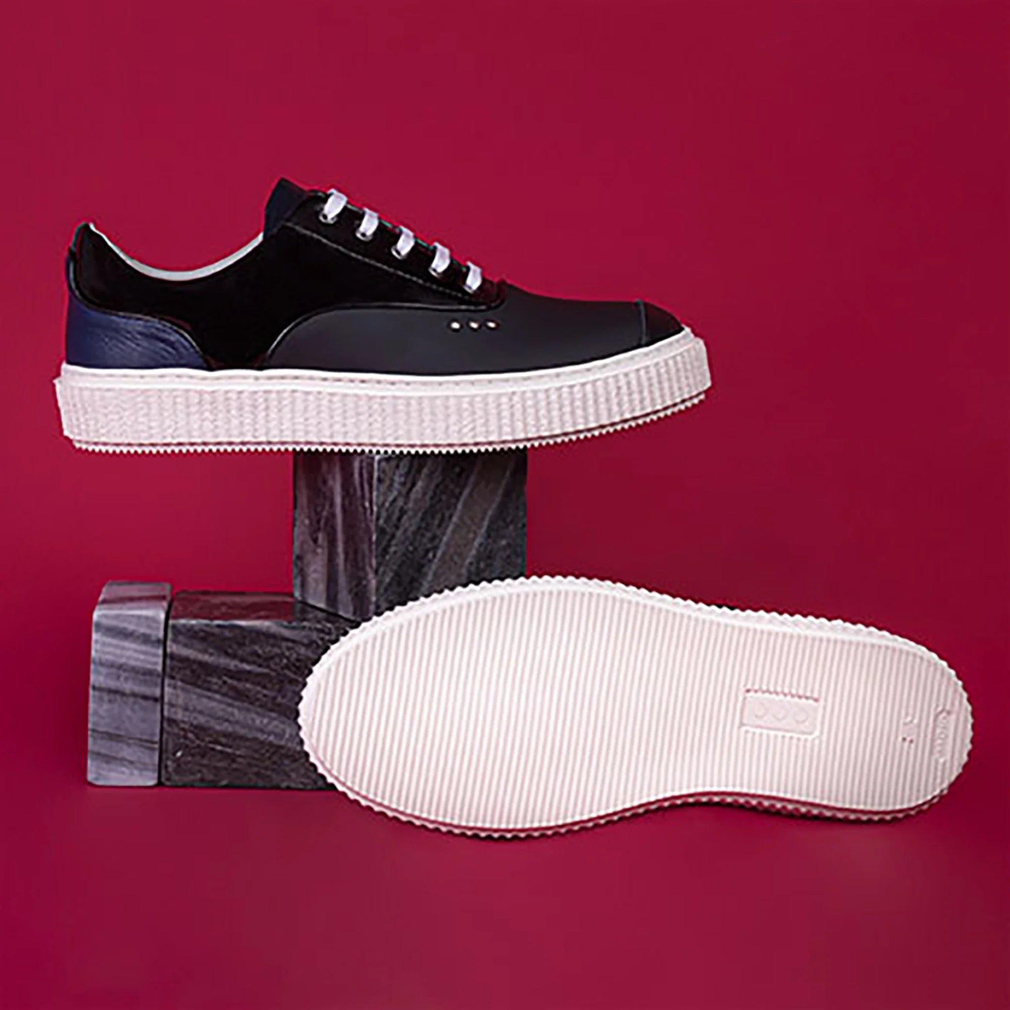 ME.LAND Black and blue MEAKER sneaker men