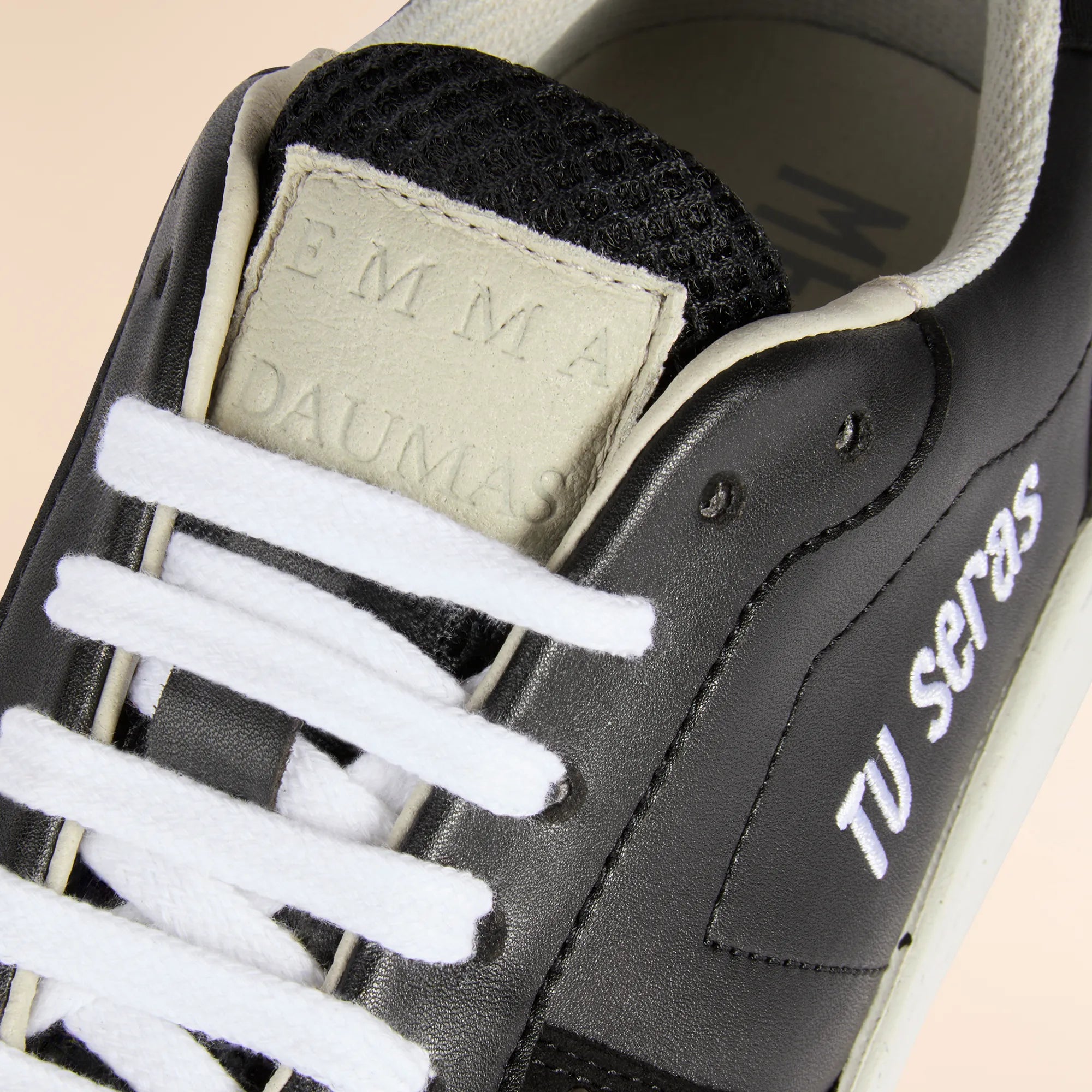 Evan vegan and recycled black sneaker ME.LAND x Emma Daumas ✔ ME.LAND