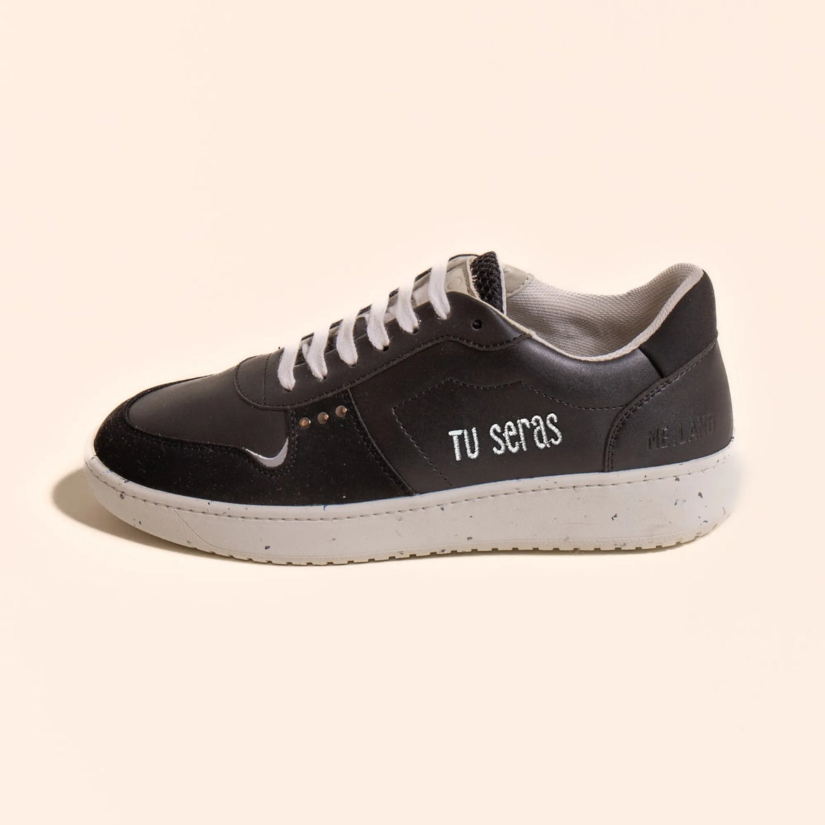 Evan vegan and recycled black sneaker ME.LAND x Emma Daumas ✔ ME.LAND
