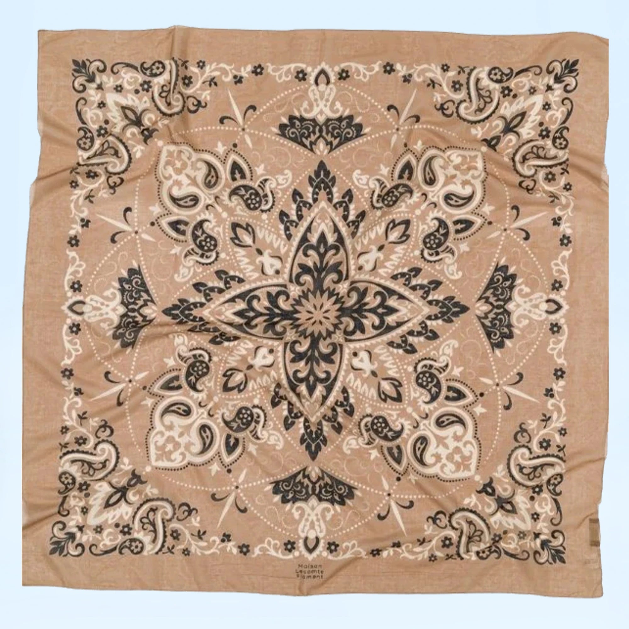Echarpe Bandana en coton Lecomte Flament