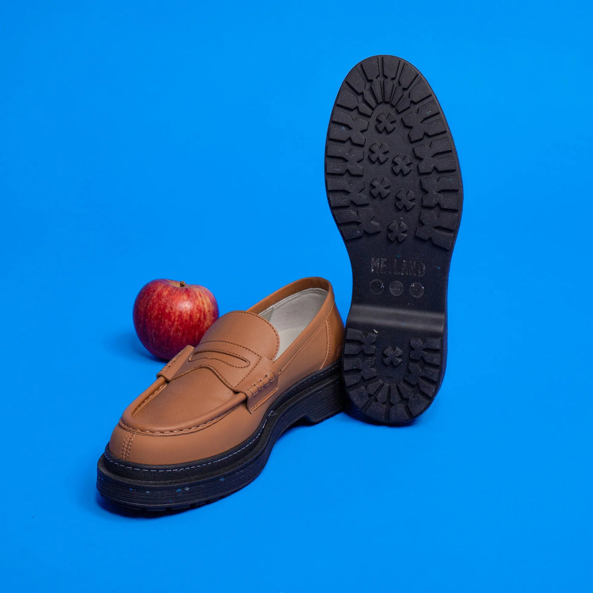 Cognac apple leather Loafer ✔ ME.LAND