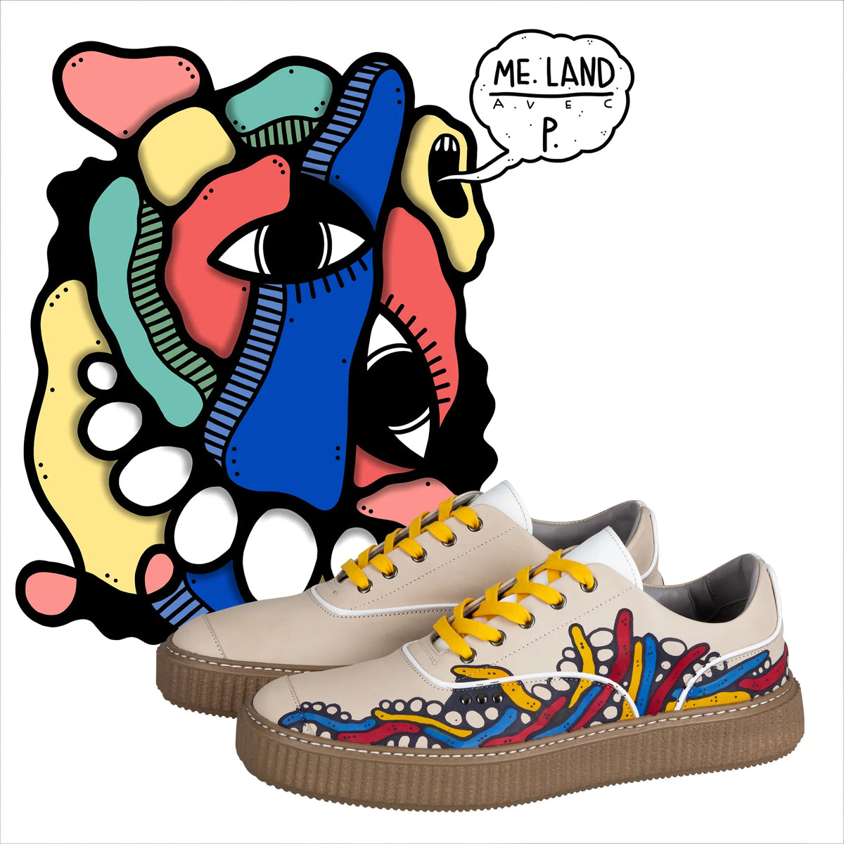 ME.LAND + P. une association haute en couleur !