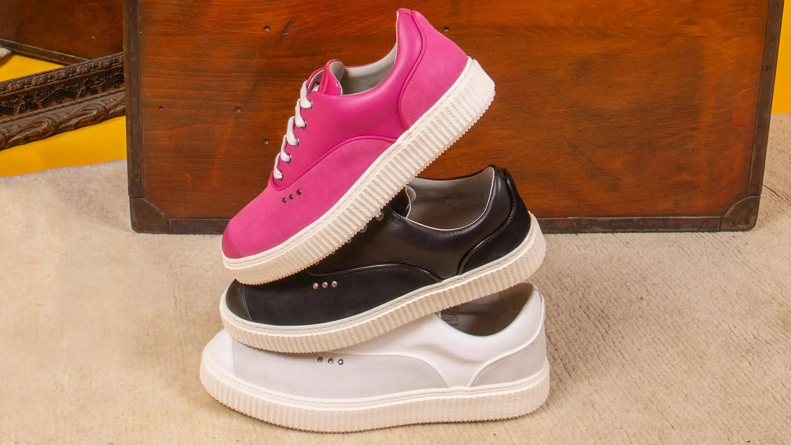 Basket cuir