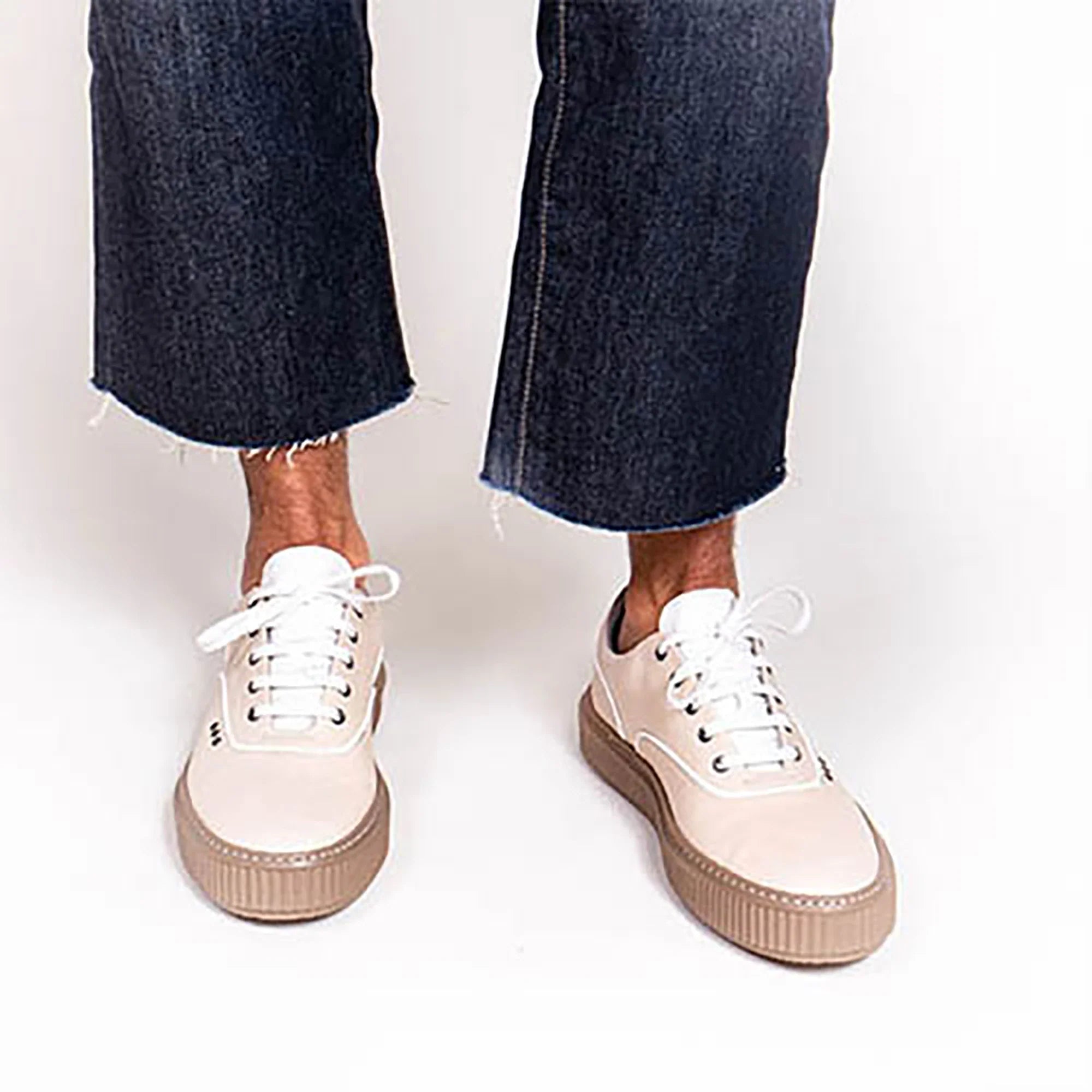 ME.LAND Natural MEAKER sneaker front and back