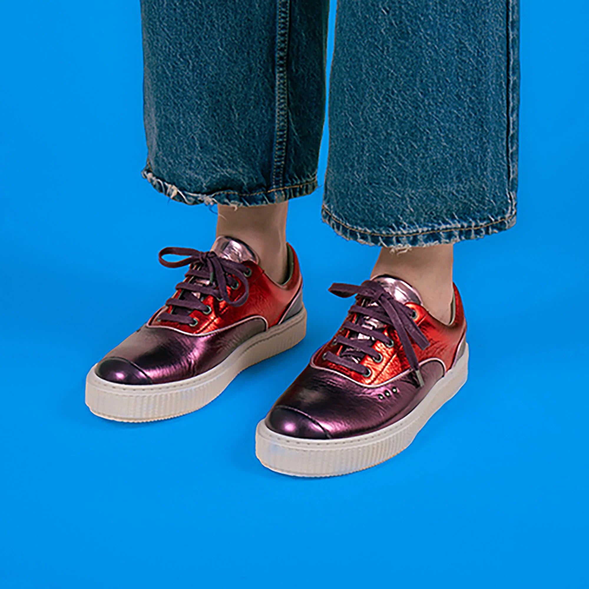 Metallic multi pink MEAKER sneaker ✔ ME.LAND