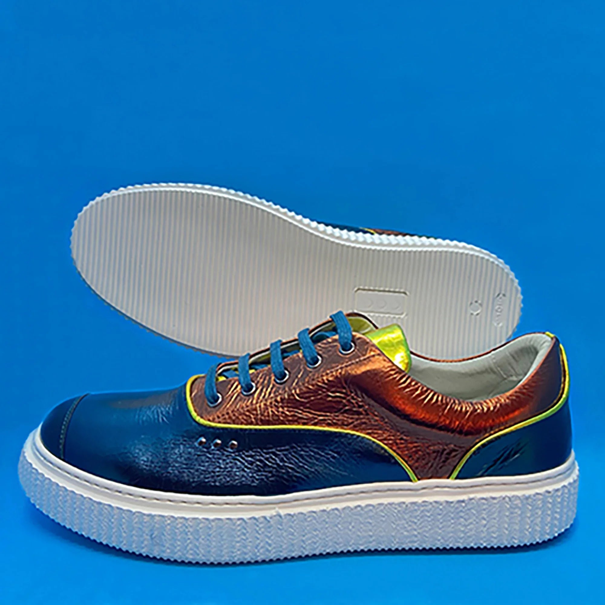 Metallic multi peacock MEAKER sneaker ✔ ME.LAND