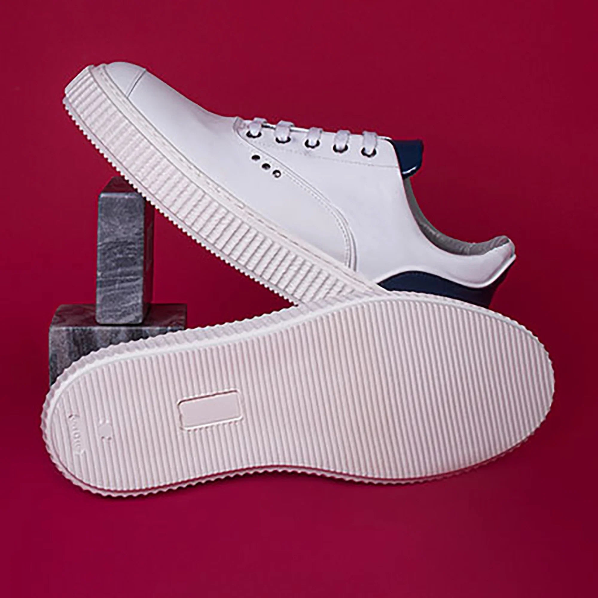 ME.LAND White and blue MEAKER sneaker men