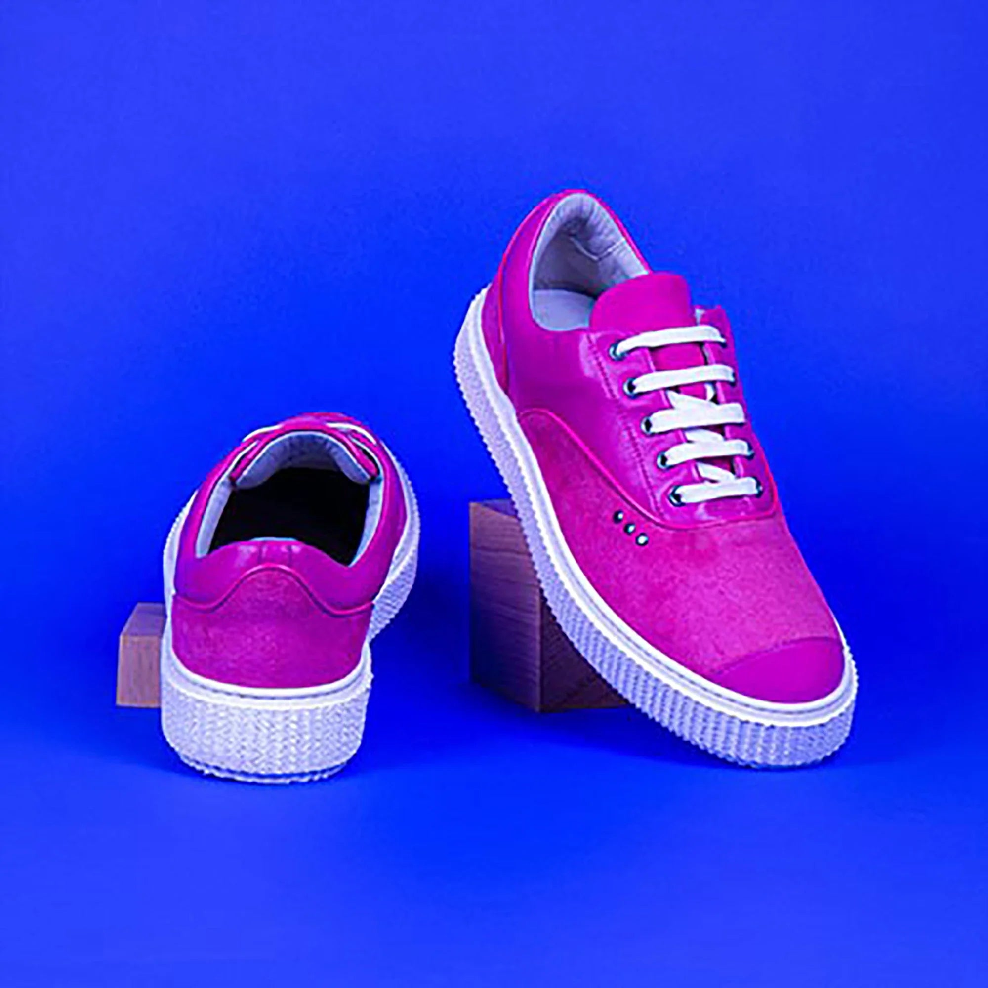 ME.LAND Pink suede MEAKER sneaker ladies