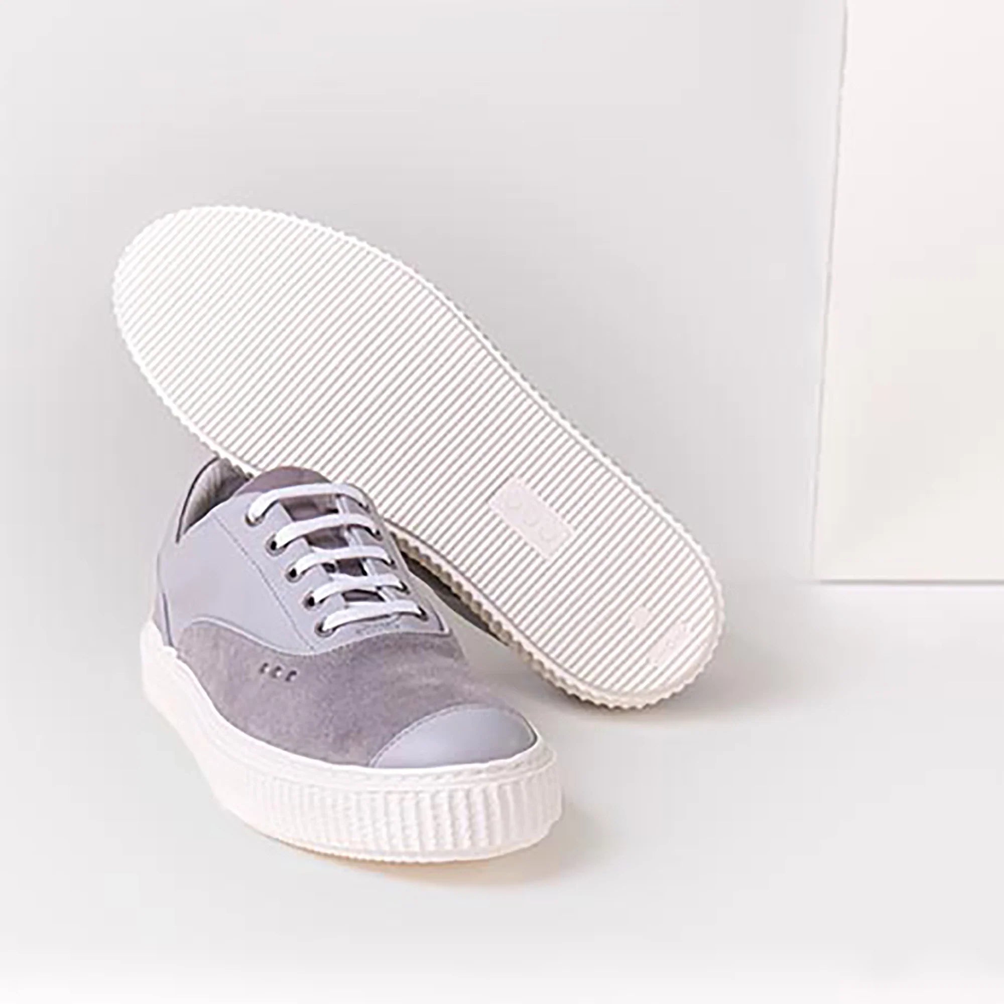 ME.LAND Grey suede MEAKER sneaker men