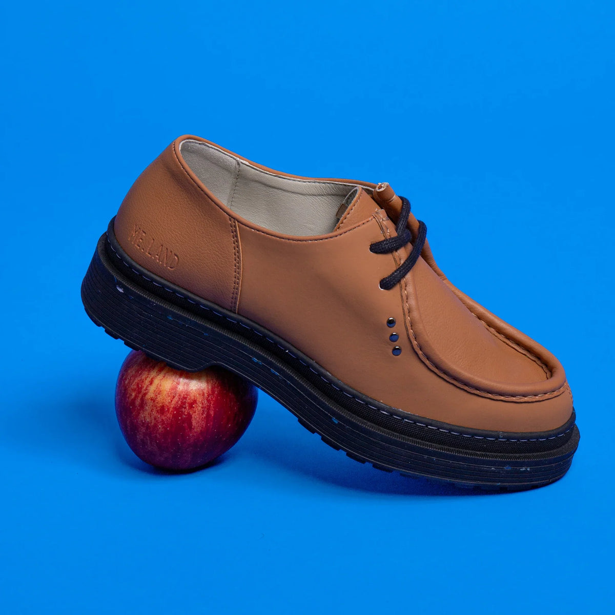 Cognac apple leather RANDO derby ✔ ME.LAND