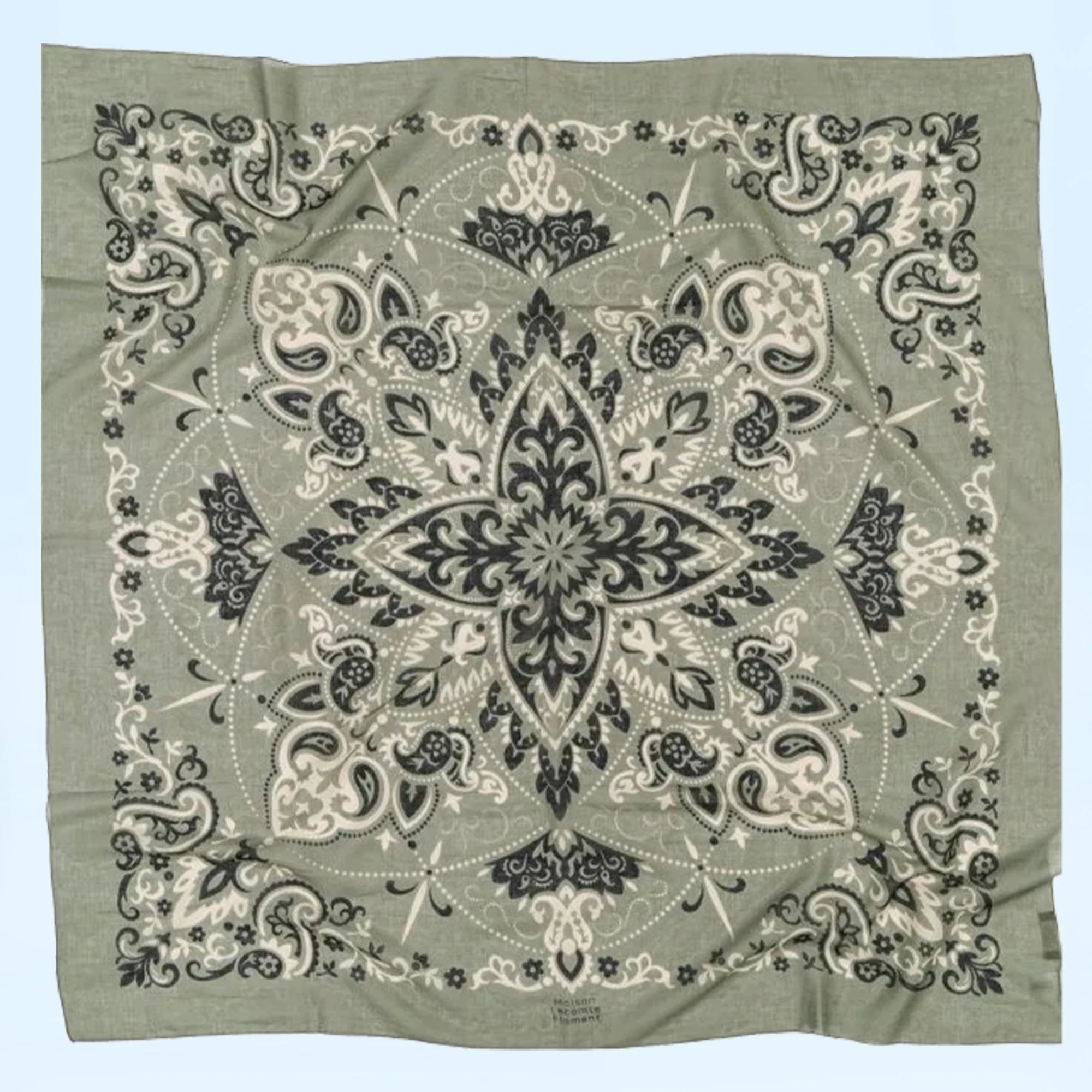 Echarpe Bandana en coton Lecomte Flament