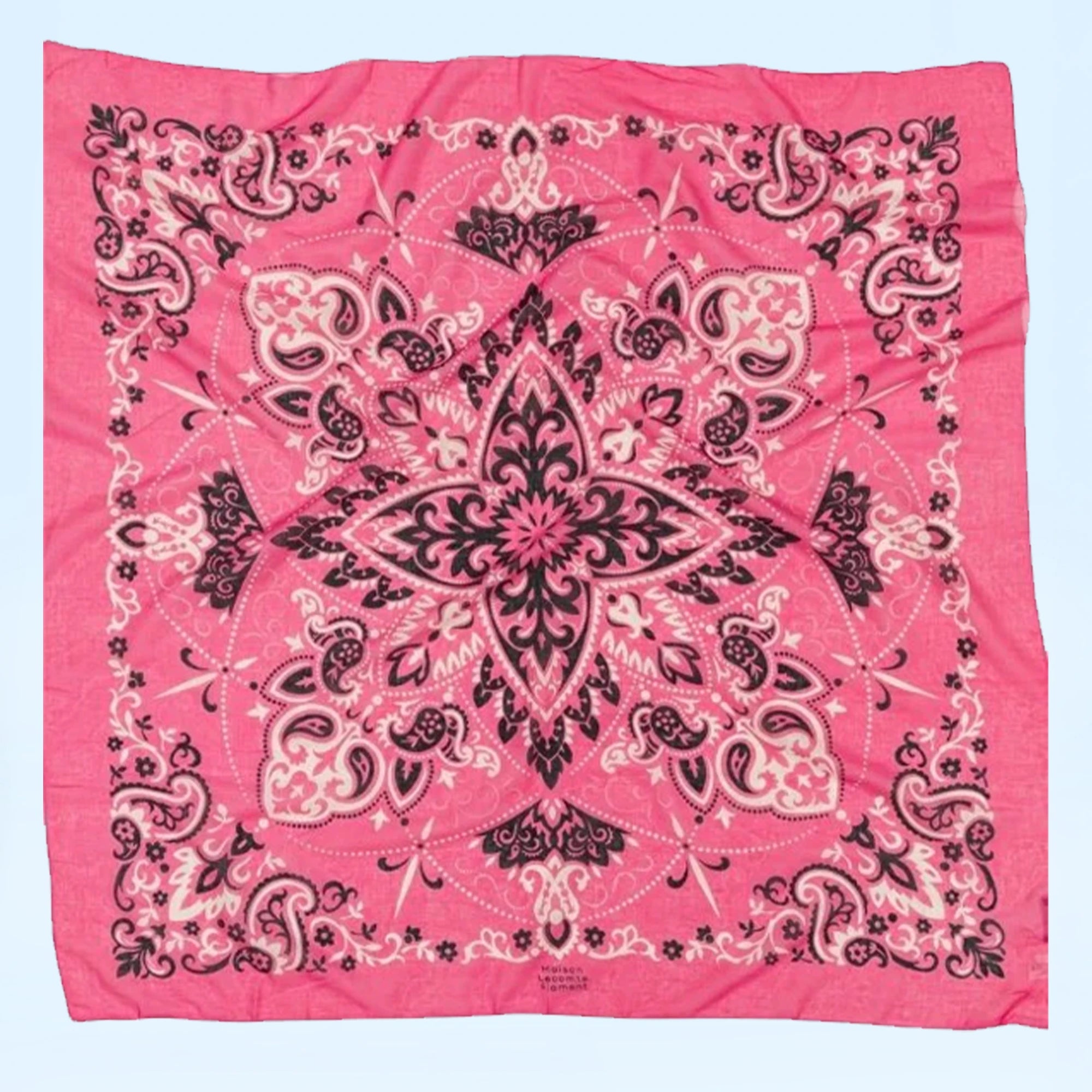 Echarpe Bandana en coton Lecomte Flament