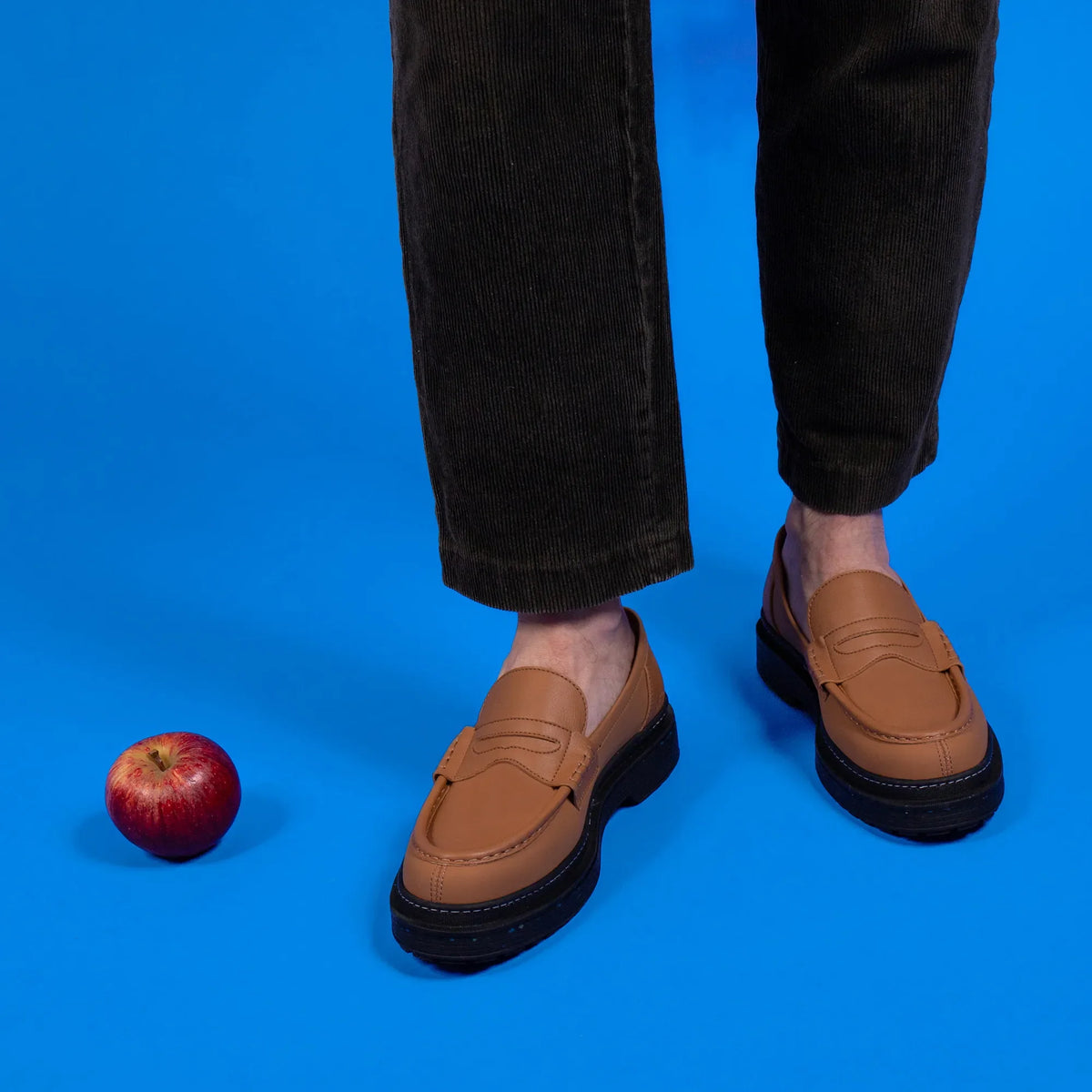 Cognac apple leather Loafer ✔ ME.LAND